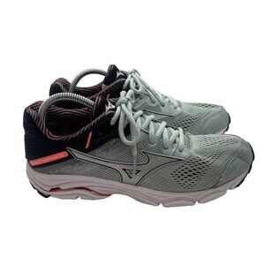 Mizuno Wave Inspire 15 Gray Teal Black Women's Sz 10 411052.9Q73 Running Shoes